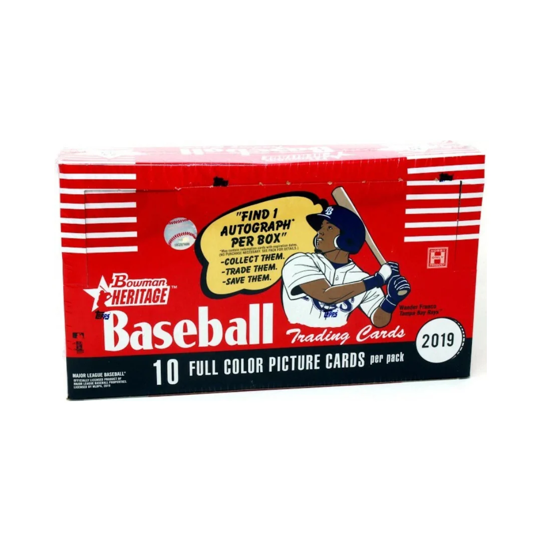 2019 Bowman Heritage Baseball Hobby Box
