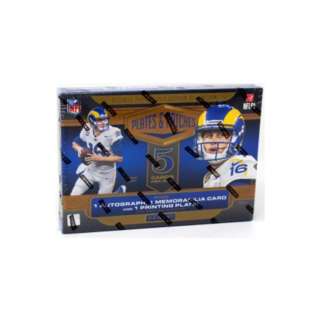 2020 Panini Plates & Patches Football Hobby Box
