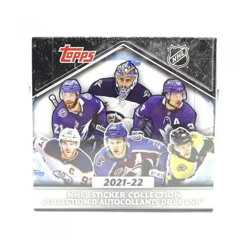 2021-22 Topps NHL Sticker Collection Hockey Box