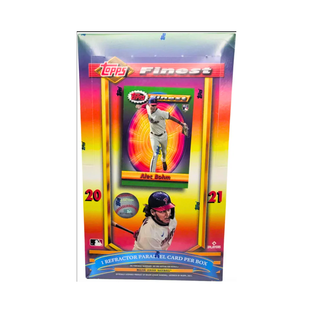 2021 Topps Finest Flashback Baseball Hobby Box