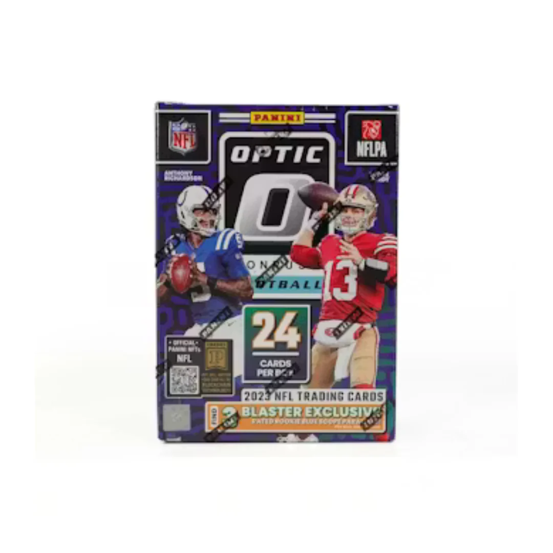 2023 Panini Donruss Optic Football Blaster Box Blue Scope Parallels