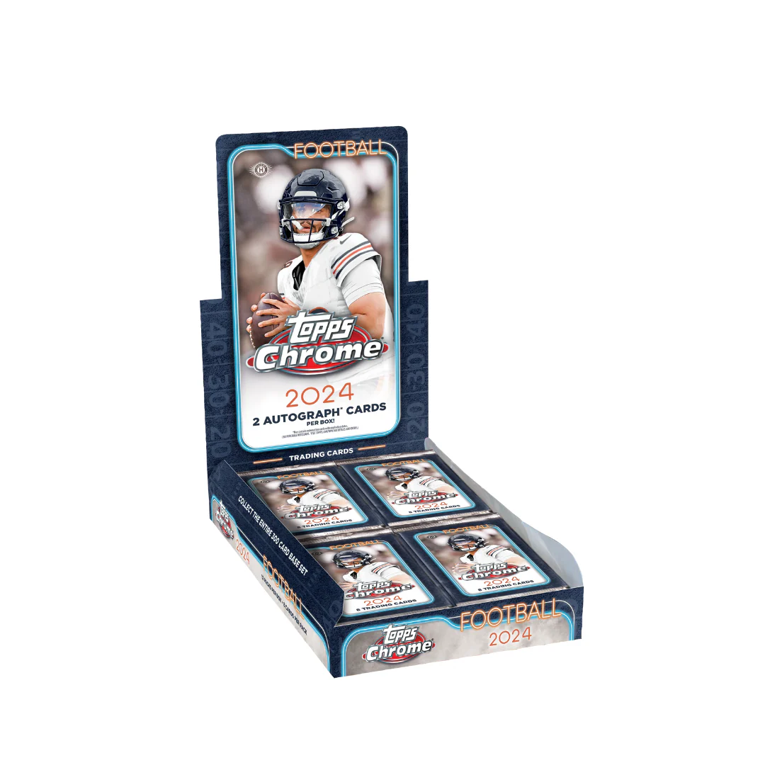 2024 Topps Chrome Football Hobby Box