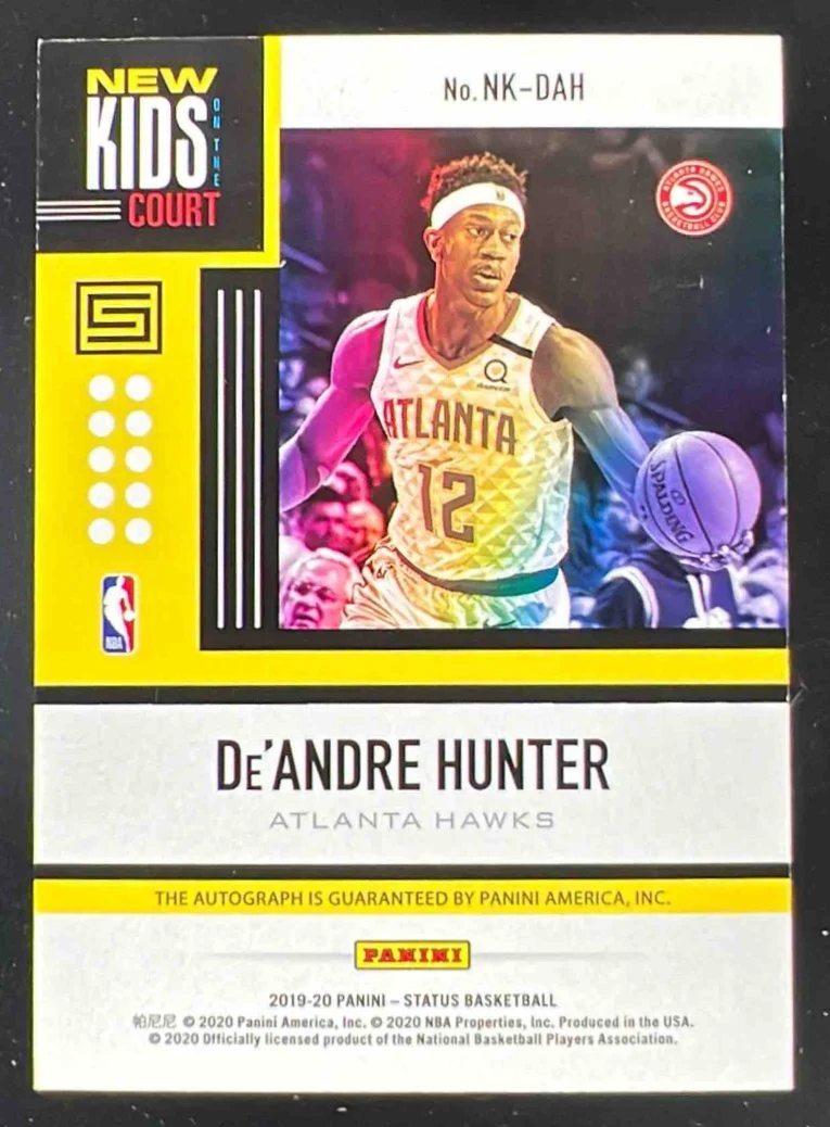 2019 Status New Kids Court Green Escher Squares De Andre Hunter RC Auto /15 - Image 2