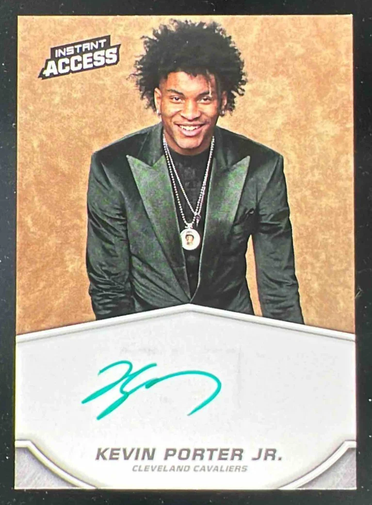 2019-20 Panini Instant Access Green Ink #27 Kevin Porter Jr Autograph Auto /10