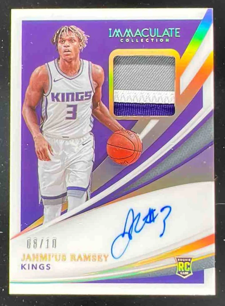 2020-21 Panini Immaculate Collection Gold #133 Jahmi us Ramsey RC Auto /10
