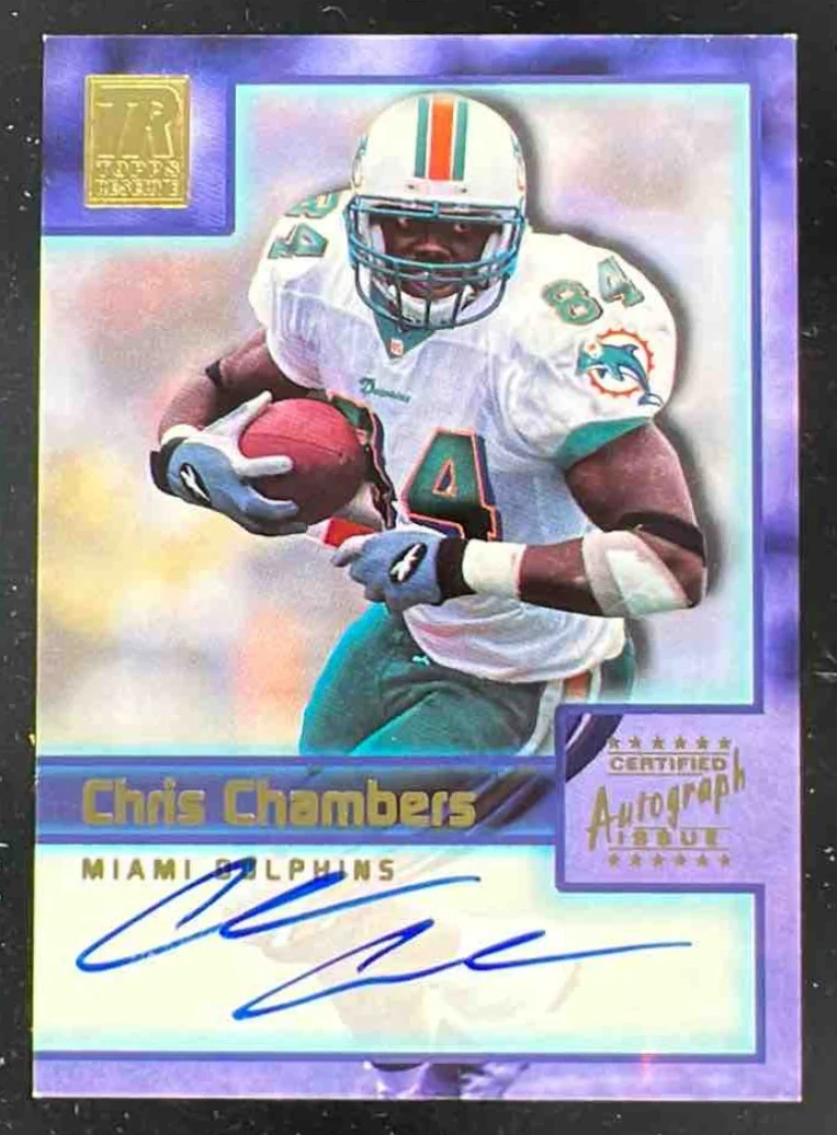 2001 Topps Reserve Autographs #TR-CC Chris Chambers RC Auto