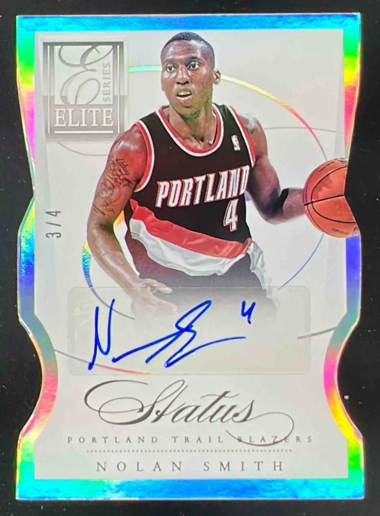 2012-13 Panini Elite Series Status Die Cut Autographs #20 Nolan Smith RC Auto /4