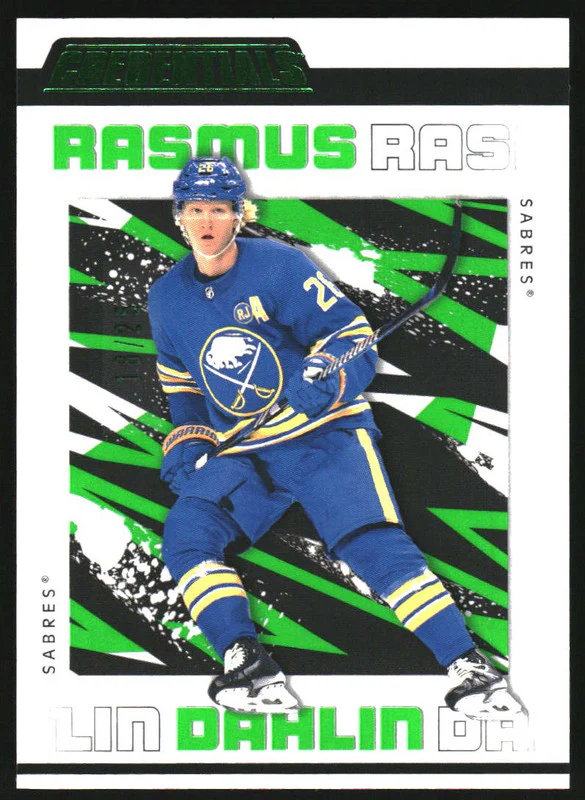 2023-24 Upper Deck Credentials Green #10 Rasmus Dahlin /25
