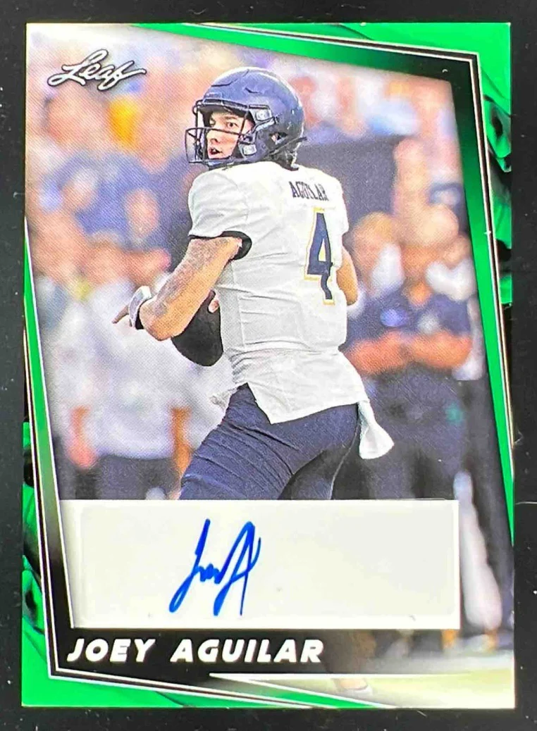 2024 Leaf Autographs Green #BA-JA2 Joey Aguilar Auto
