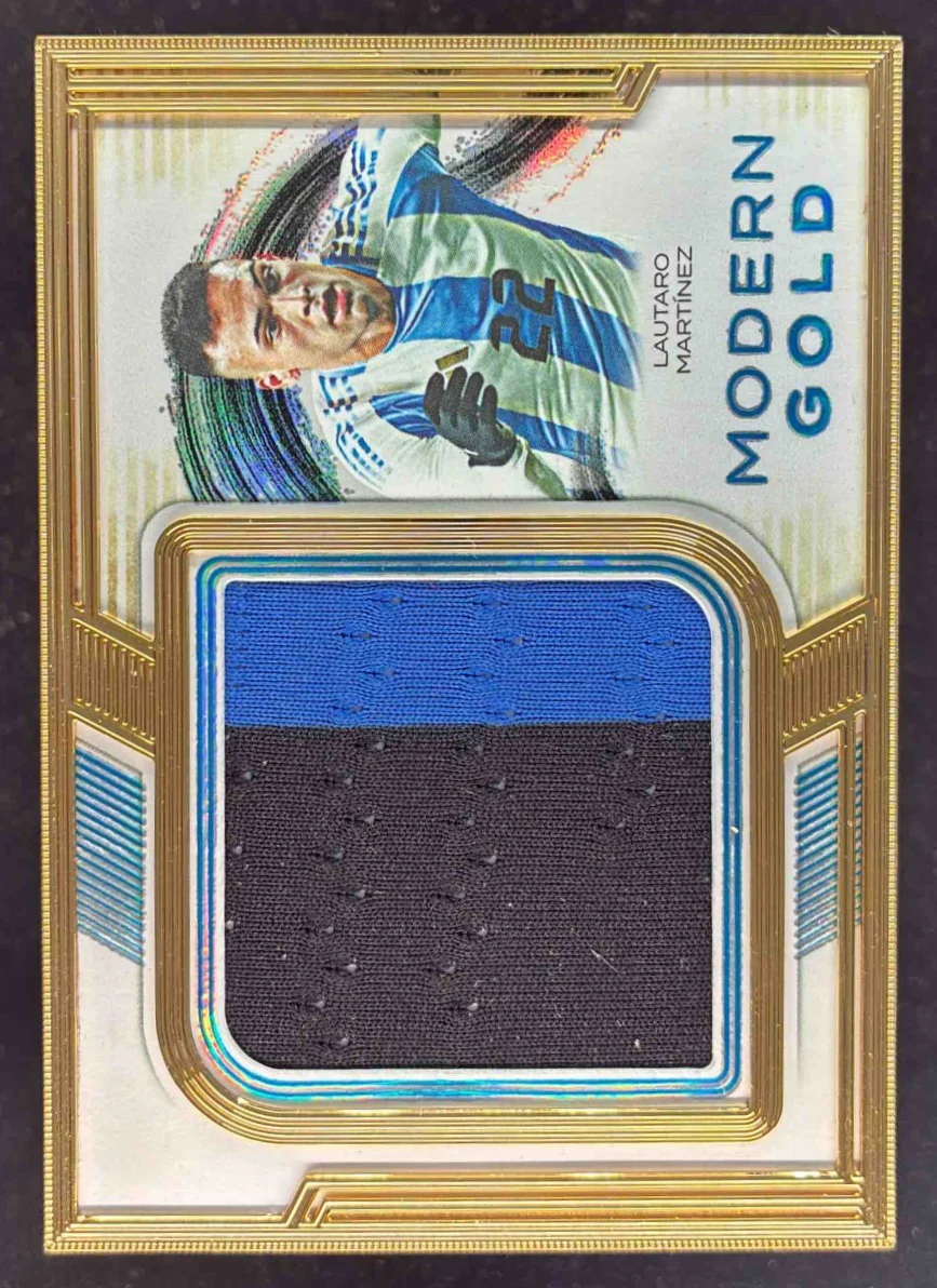 2024 Futera Incredible Modern Gold Jersey #MDG02 Lautaro Martinez /4