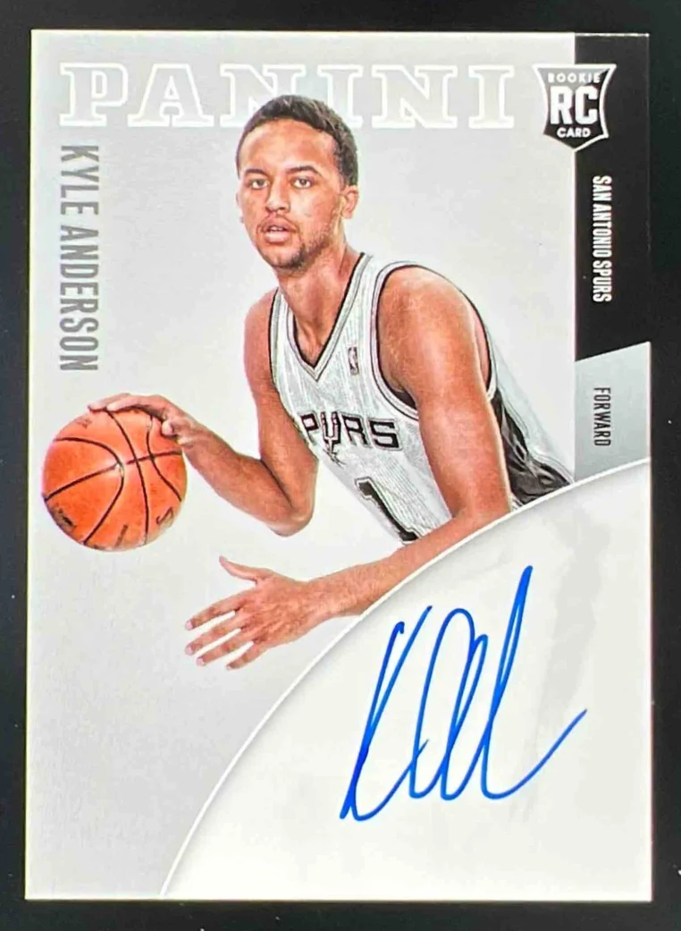 2014-15 Panini Paramount Next Day Autographs #ND-KA Kyle Anderson RC Auto /100