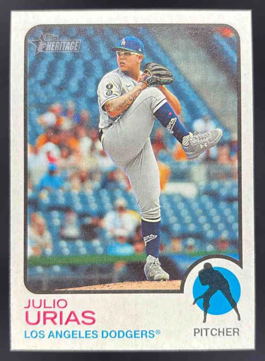 2022 Topps Heritage #337 Julio Urias