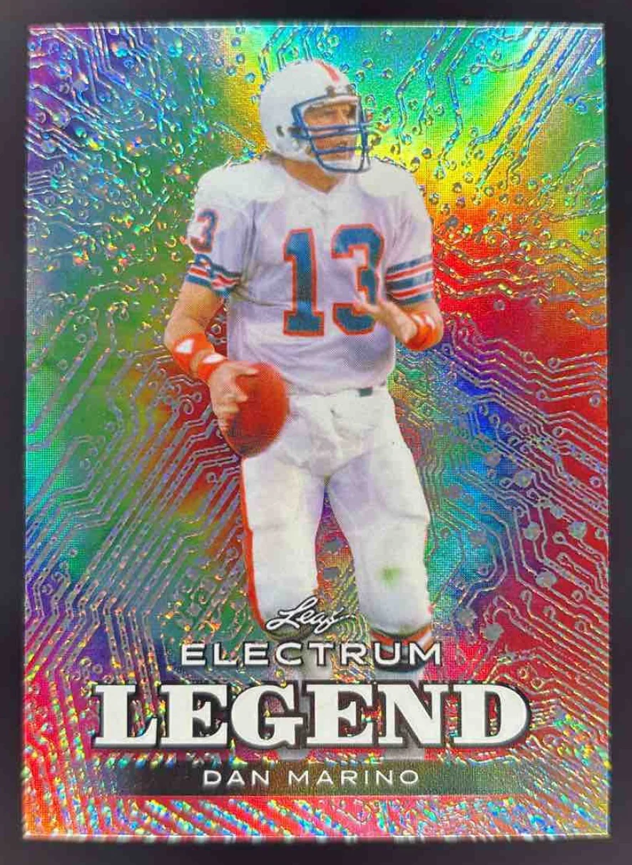2024 Leaf Electrum Silver Board Tie Dye Skin & Etch #37 Dan Marino /25