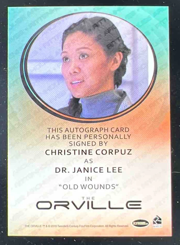 2019 The Orville Season One Bordered #NNO Christine Corpuz as Dr. Janice Lee L - Image 2
