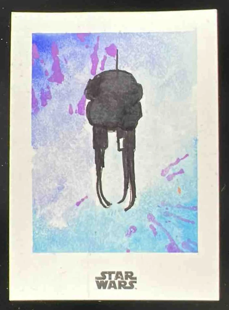 Star Wars The Force With You Sketch Card Artist Autograph Auto 1/1