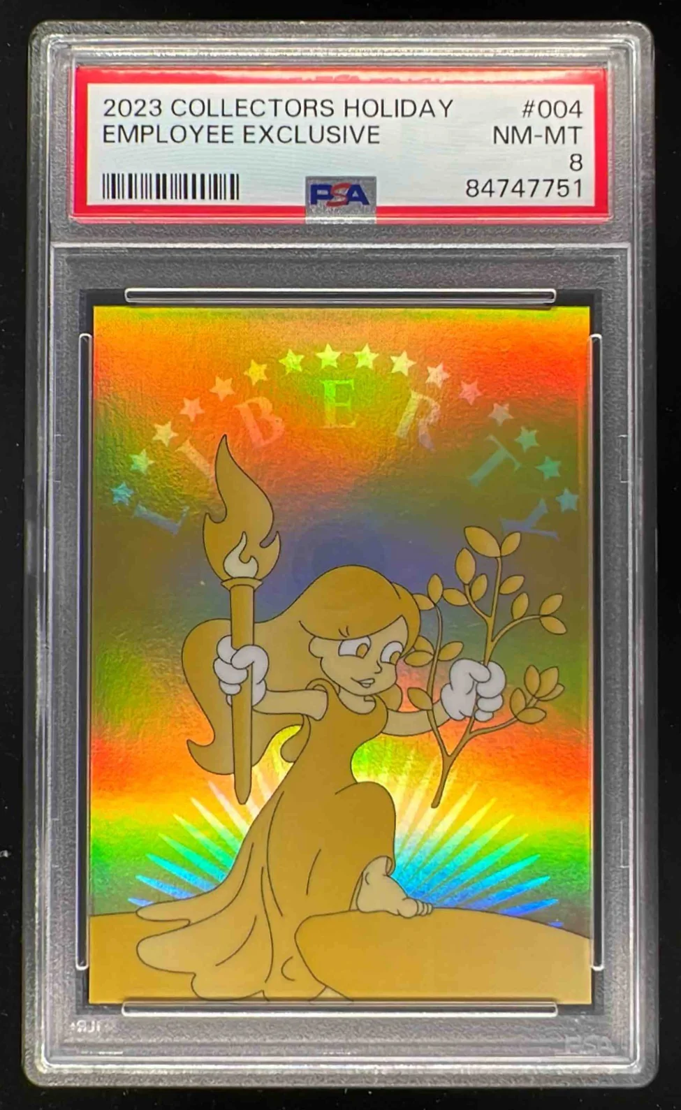 2023 Collectors Holiday #004 Employee Exclusive PSA 8