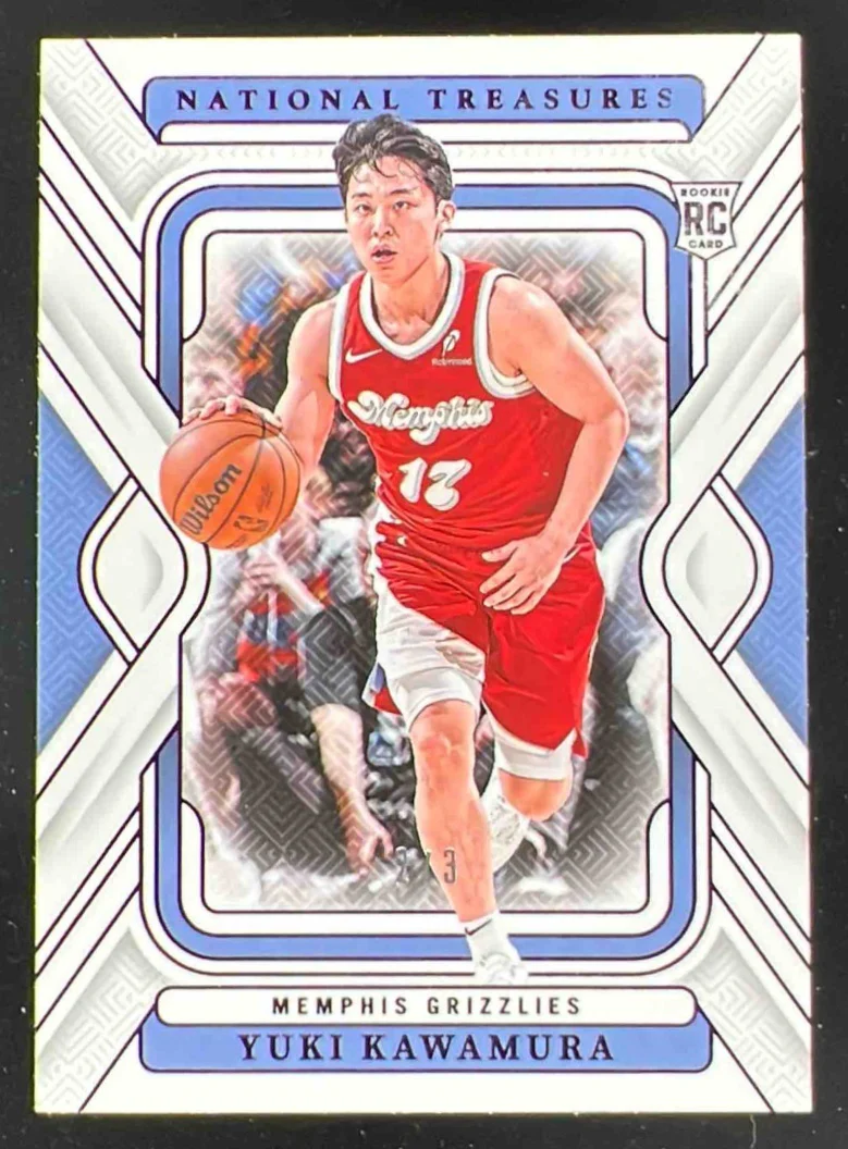 2024-25 Panini National Treasures Amethyst #56 Yuki Kawamura /3