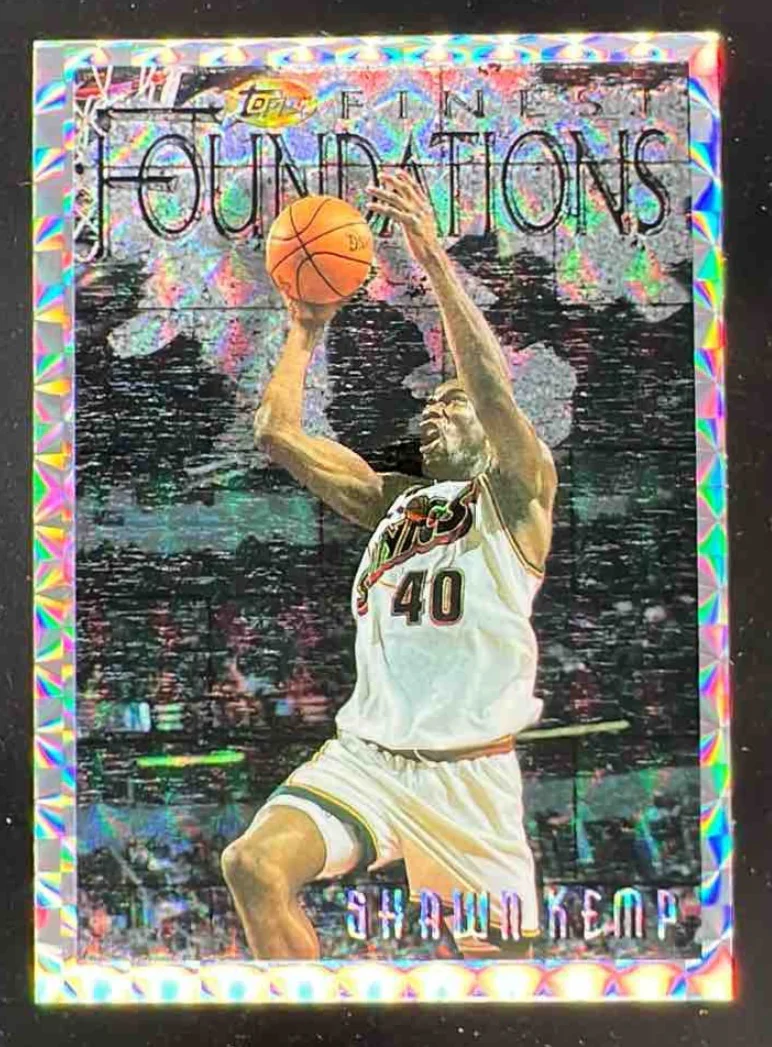 1996-97 Topps Finest Silver Refractor #263 Shawn Kemp