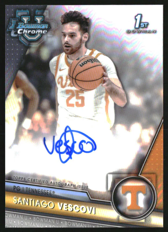 2023 Bowman Chrome University Prospect Autograph Santiago Vescovi RC Auto /250