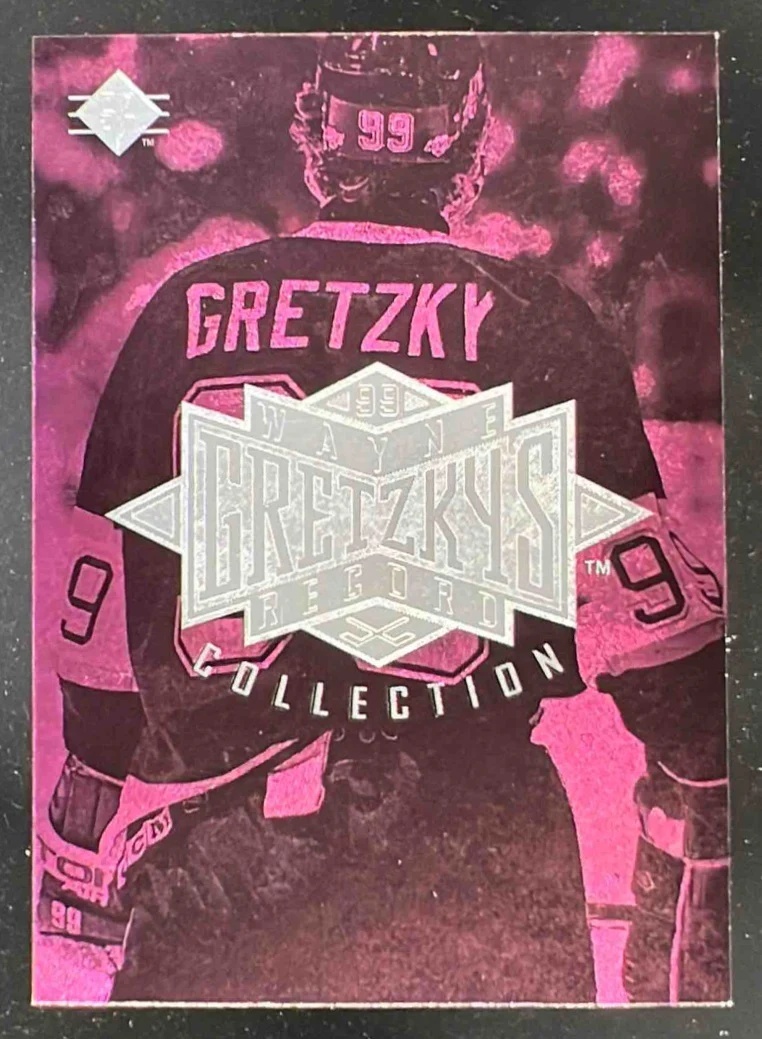 1995-96 SP Wayne Gretzky's Record Collection #NNO SP Header Checklist HDR