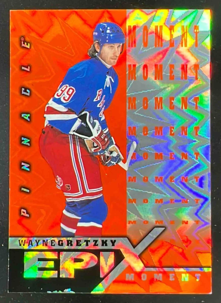 1997 Pinnacle Zenith Epix Orange #E1 Wayne Gretzky