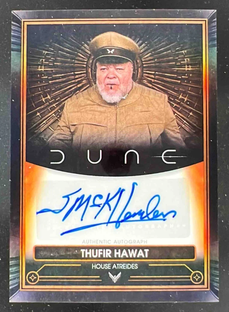 2025 Topps Chrome Dune Autograph Stephen McKinley Henderson Thufir Hawat Auto