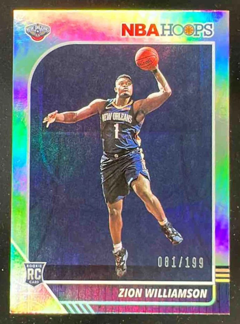 2019-20 Panini Hoops Silver #258 Zion Williamson RC /199