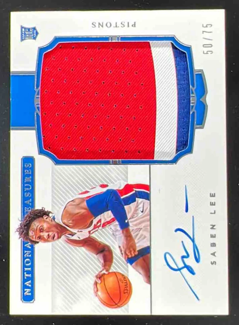 2020-21 Panini National Treasures #132 Saben Lee Autograph RC Auto /75