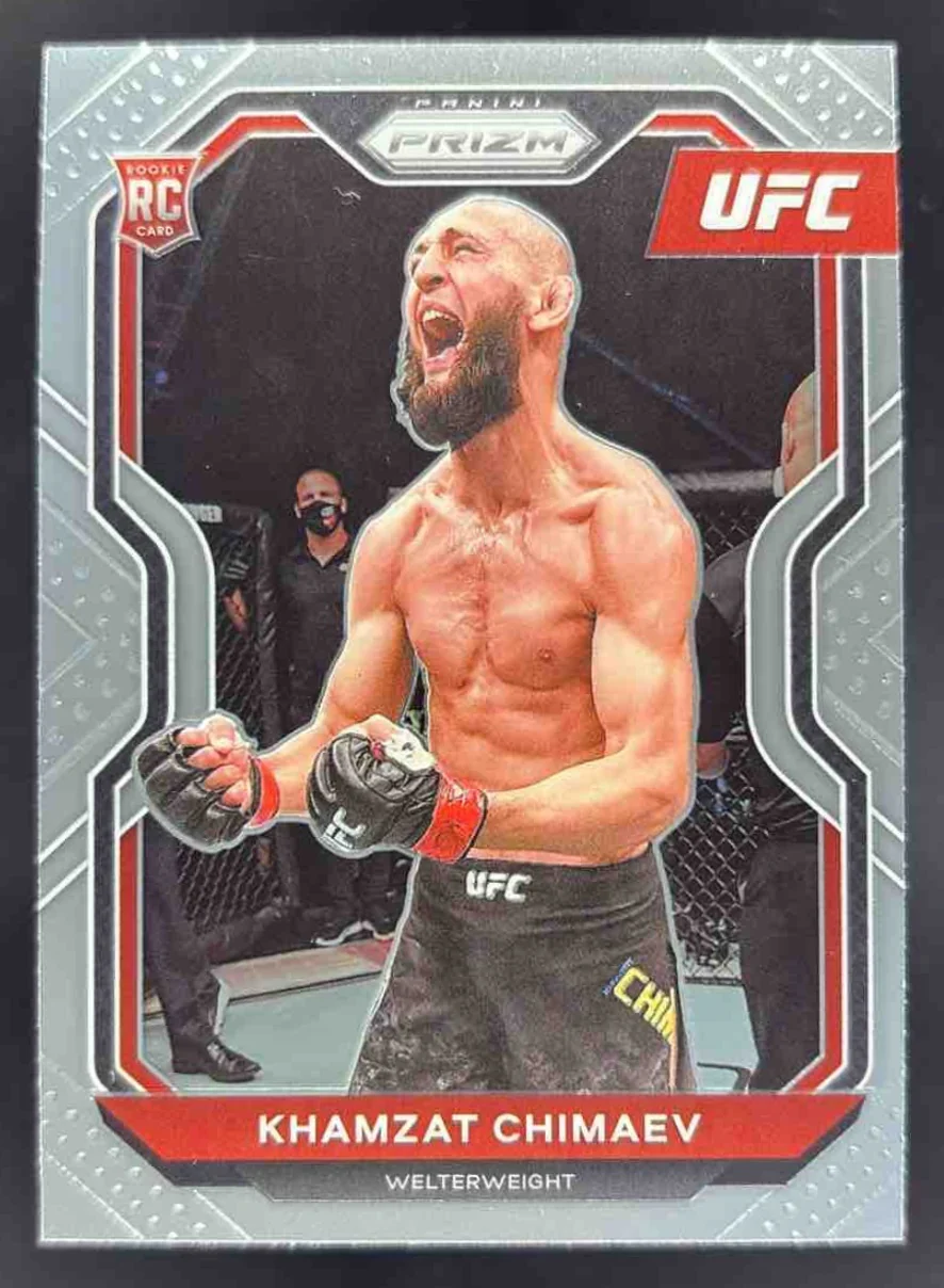 2021 Panini Prizm UFC #7 Khamzat Chimaev RC