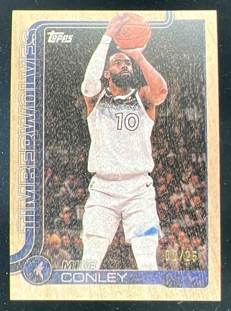 2025-26 Topps Wood #112 Mike Conley /25