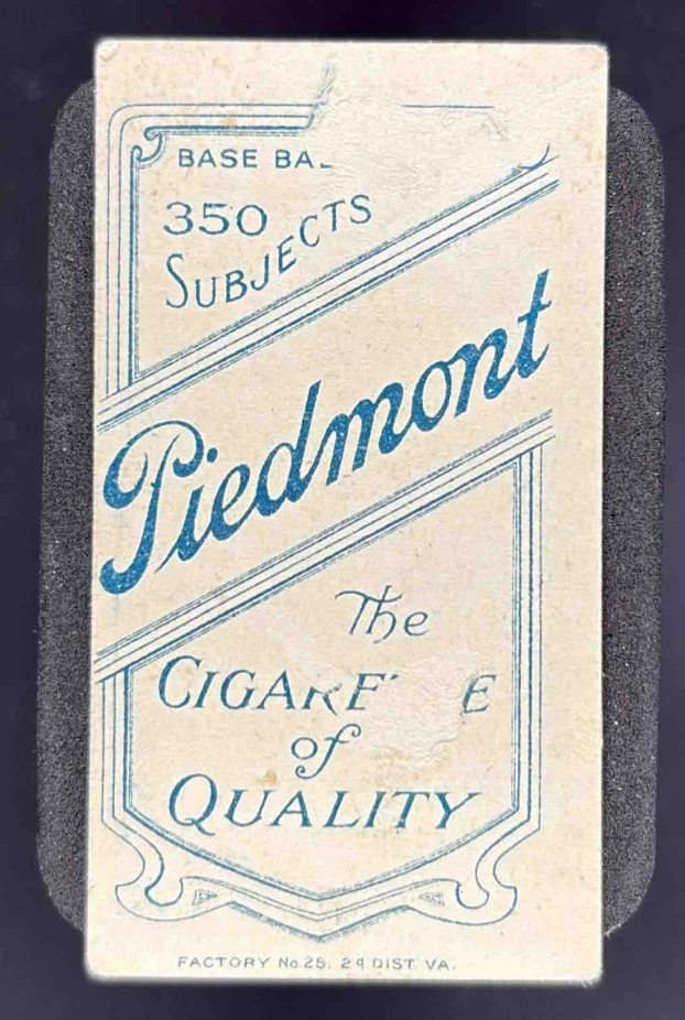 1909-11 T206 #41 Joe Birmingham Horizontal - Image 2