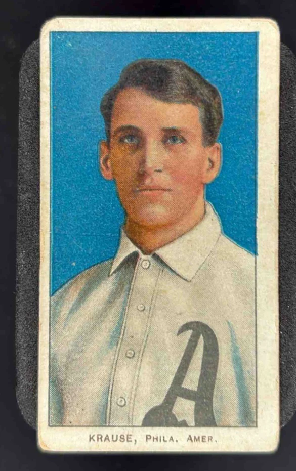 1909-11 T206 #265 Harry Krause Portrait