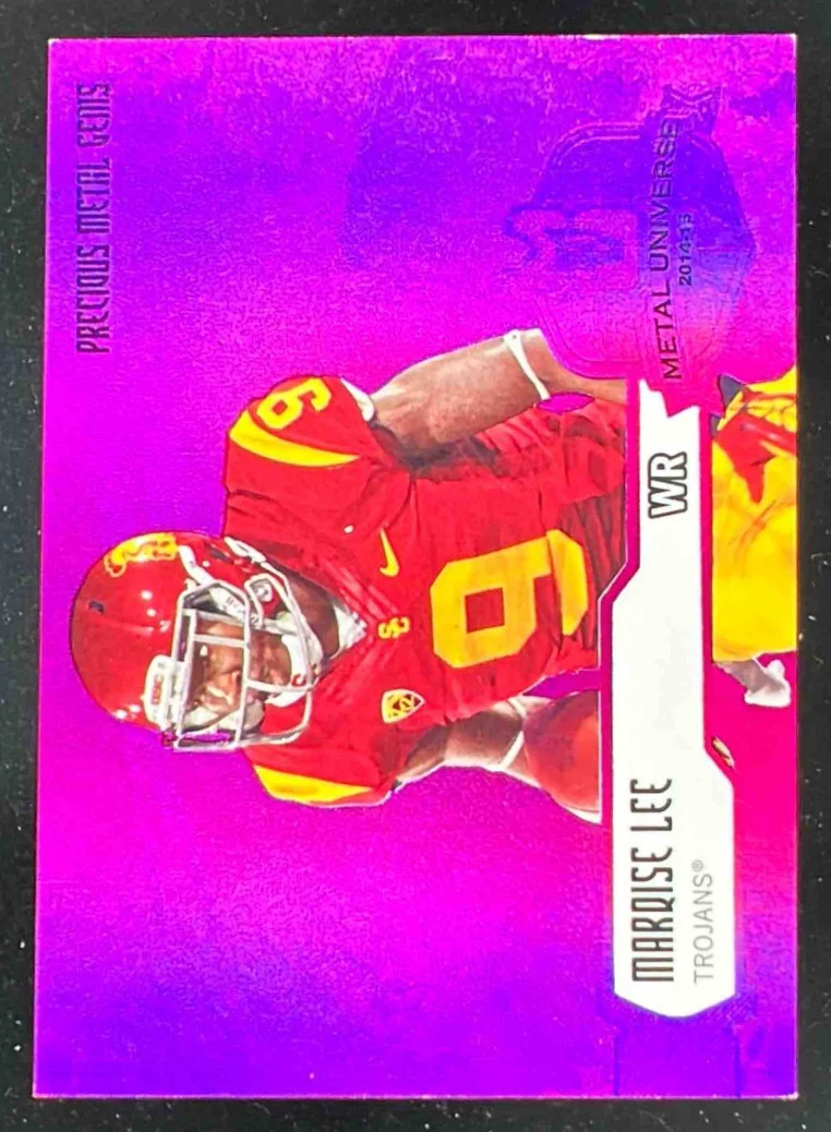 2014 Flair Showcase Football Precious Metal Gems #M-26 Marqise Lee /25