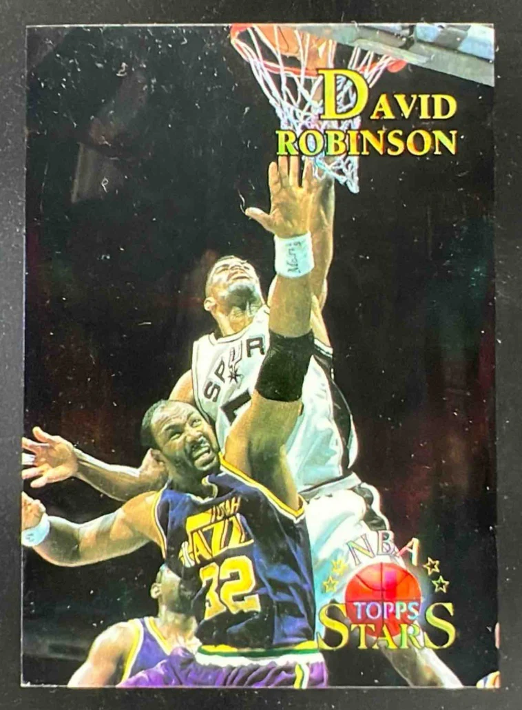 1996-97 Topps Stars Finest Atomic Refractors #139 David Robinson