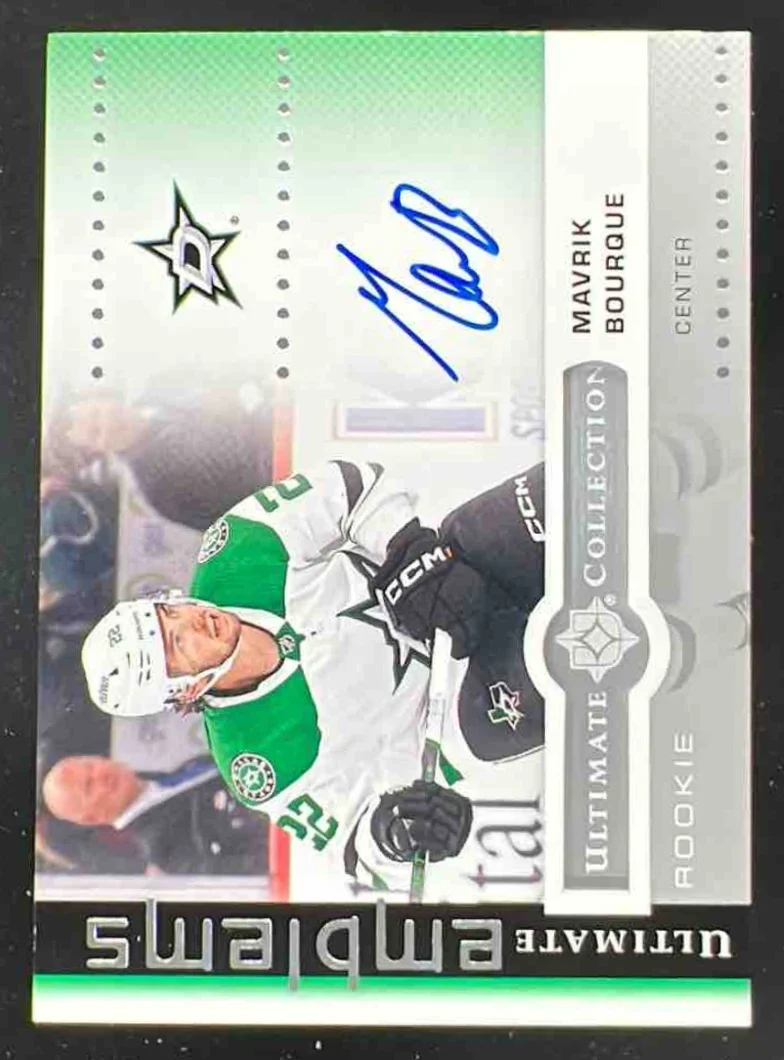 2024 Ultimate Collection Emblems Auto Rookies #UER-MB Mavrik Bourque Autograph