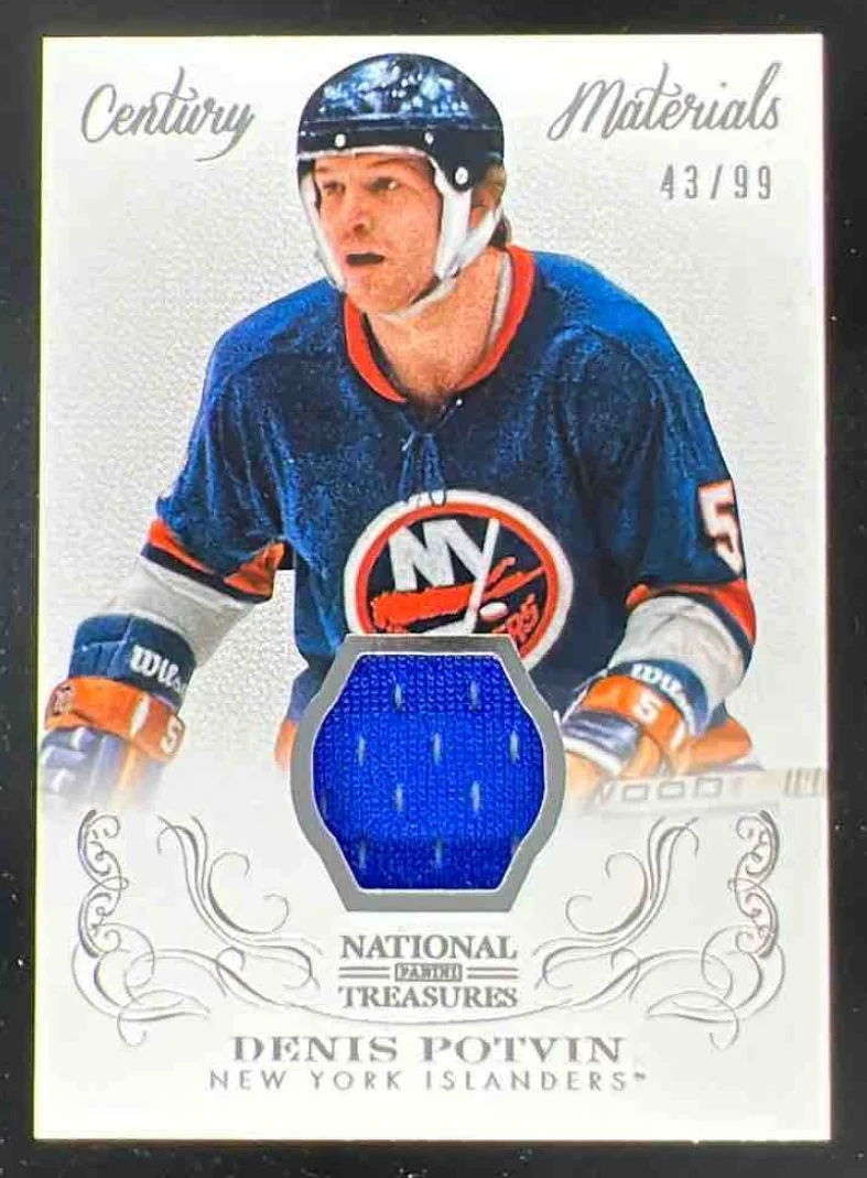 2013-14 National Treasures Century Materials Jersey #CM-DPO Denis Potvin /99