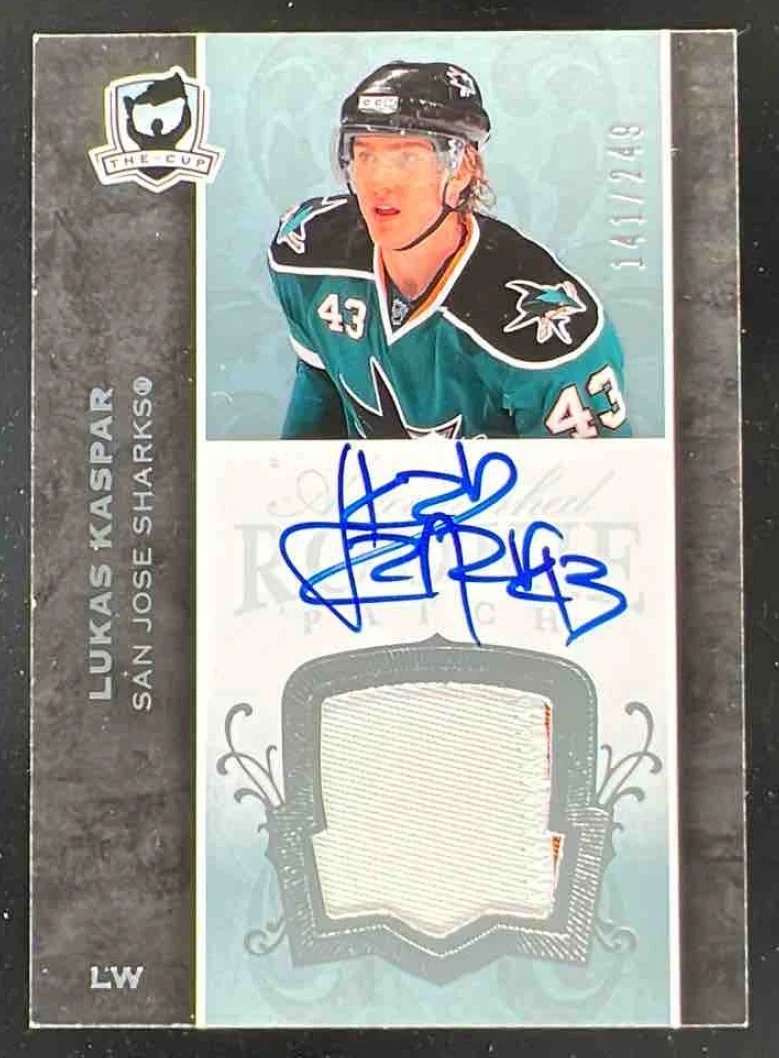 2007 Upper Deck The Cup #160 Lukas Kaspar Rated Prospect Autograph RC Auto /249