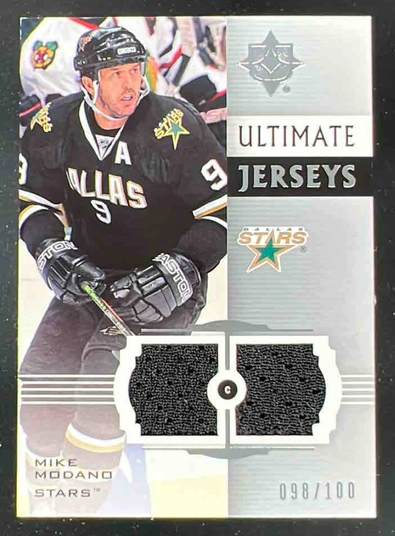 2007-08 Upper Deck Ultimate Collection Ultimate Jerseys #UJ-MM Mike Modano /100