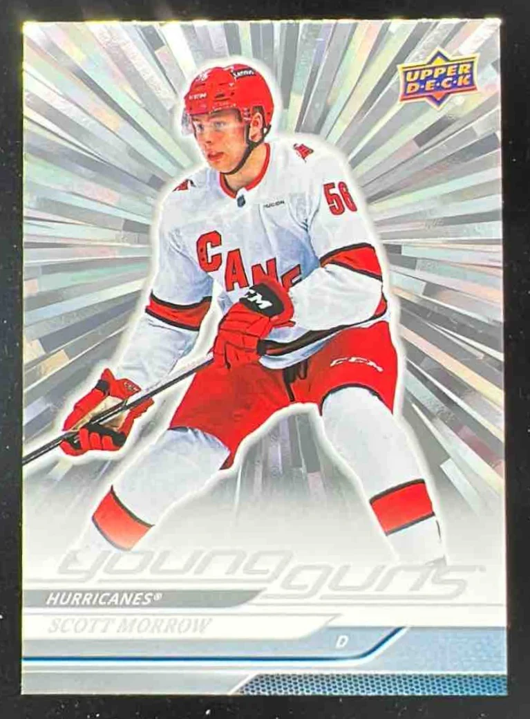 2024-25 Upper Deck Outburst Silver #225 Scott Morrow Young Guns RC
