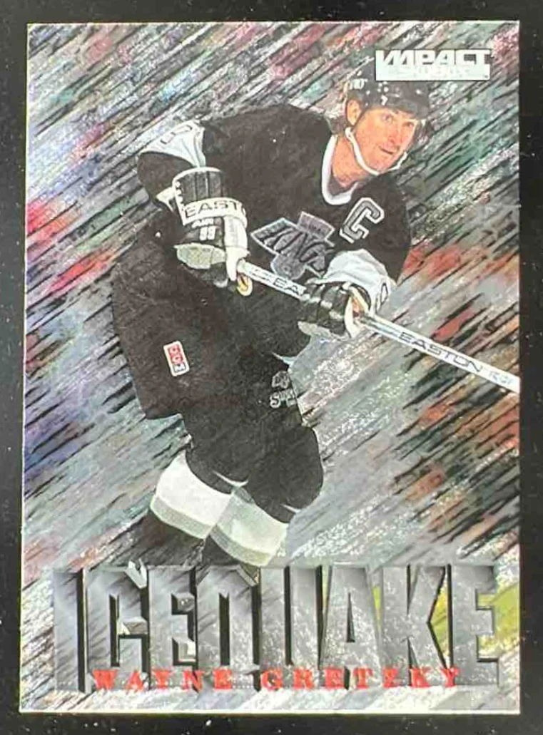 1995-96 Skybox x Impact Ice Quake #6 Wayne Gretzky