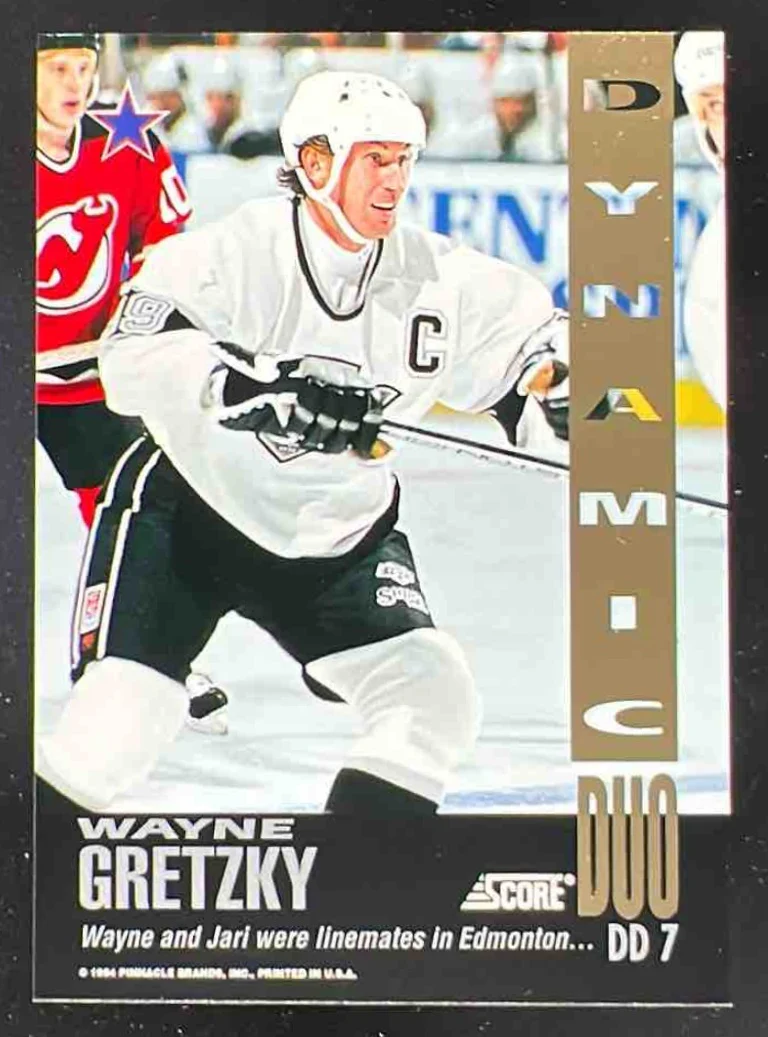 1993-94 Score Dynamic Duos U.S. #DD 7 Wayne Gretzky Jari Kurri