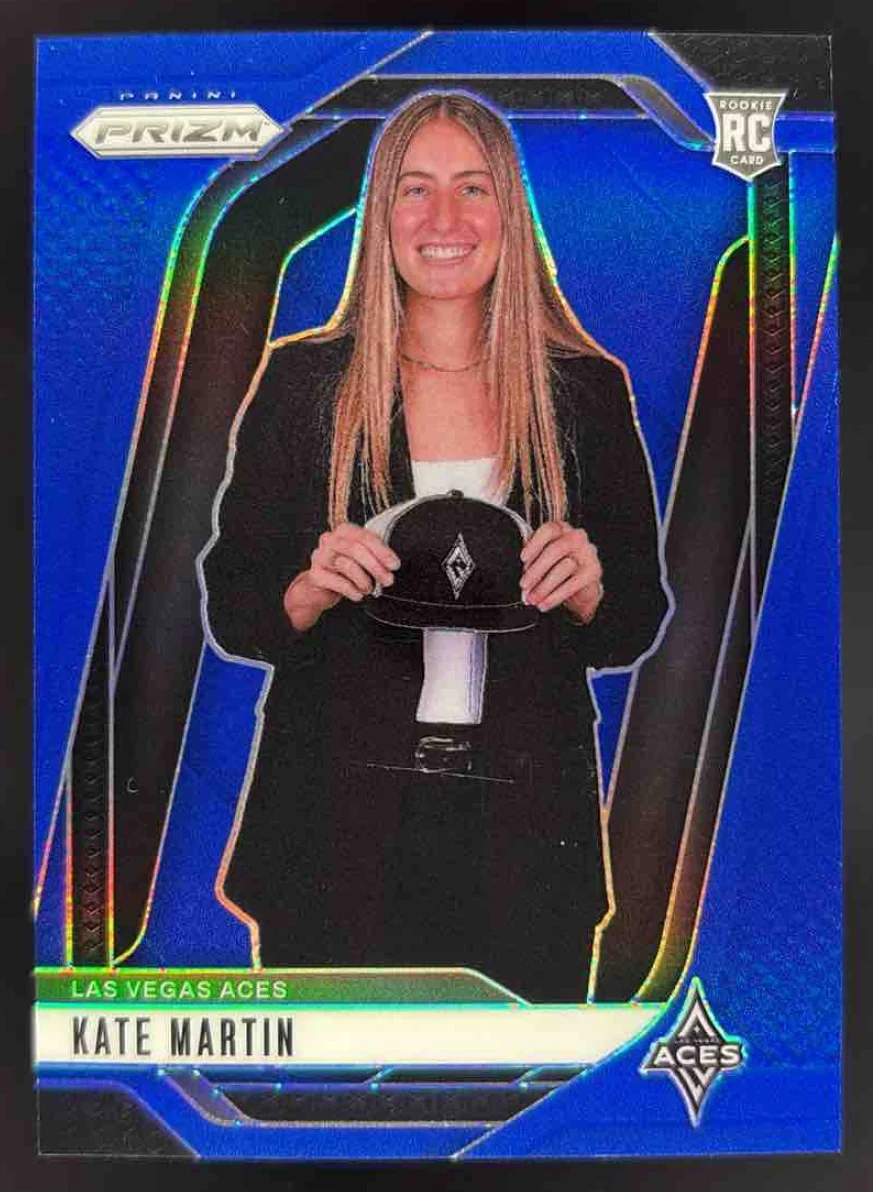 2024 Panini WNBA Prizm Blue Prizm #148 Kate Martin RC /199