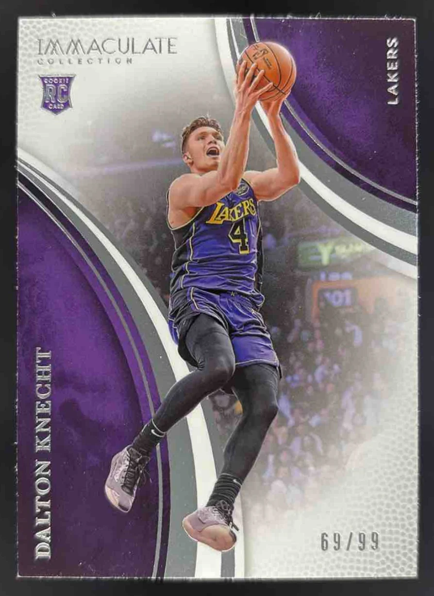 2024-25 Panini Immaculate Collection Action #90 Dalton Knecht RC /99