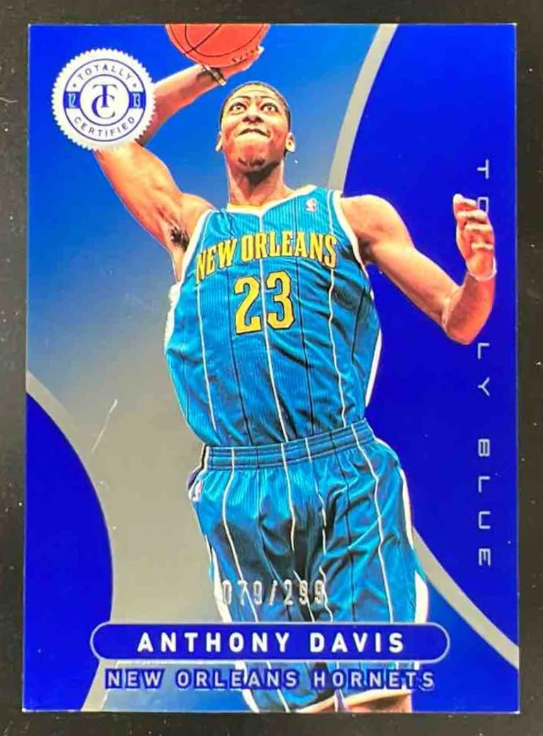 2012-13 Panini Totally Certified Totally Blue #29 Anthony Davis RC /299