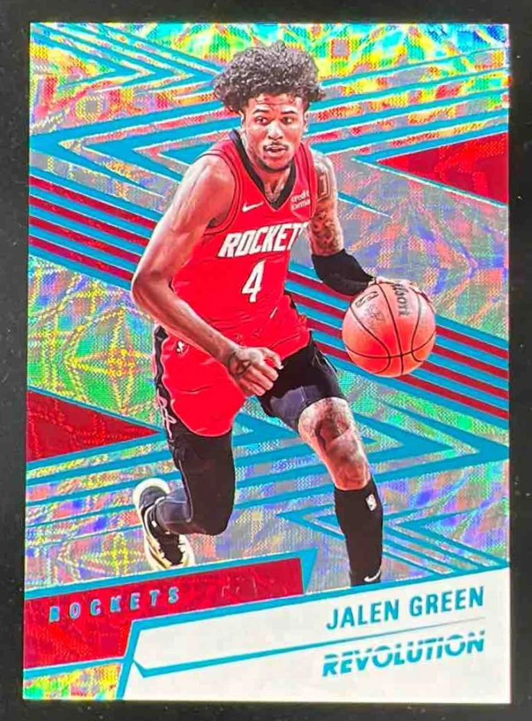 2024-25 Panini Revolution Teal Scope #46 Jalen Green /35