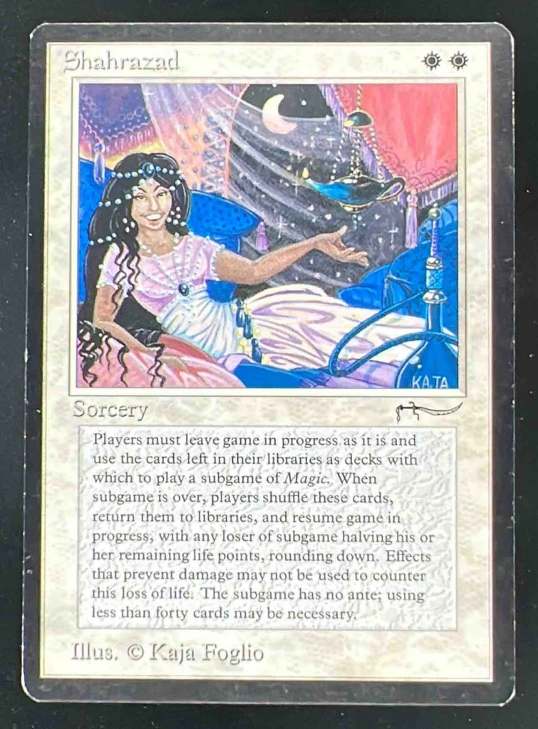 1993 Magic: The Gathering Arabian Nights #NNO Shahrazad