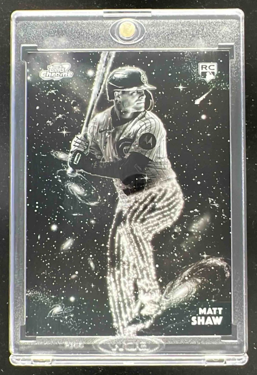 2025 Topps Cosmic Chrome Constellation Variation #35 Matt Shaw RC SSP