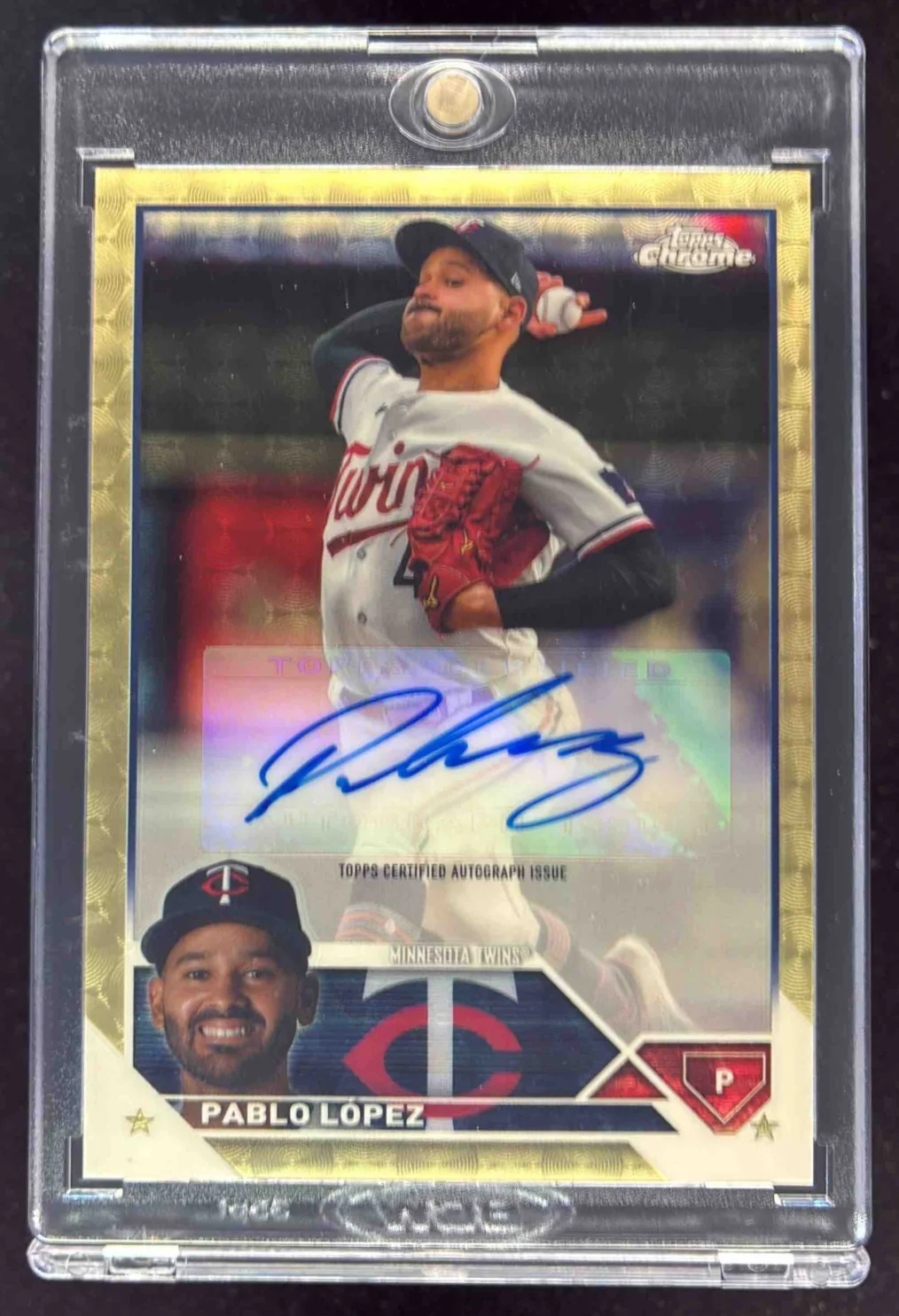 2023 Topps Chrome Autographs SuperFractor #AC-PL Pablo Lopez Autograph Auto 1/1