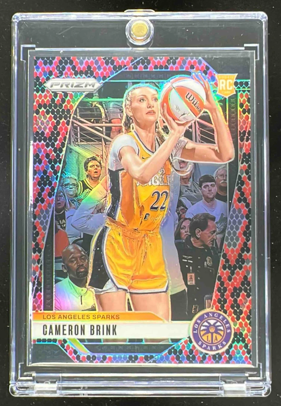 2024 Panini WNBA Prizm Snakeskin Prizm #127 Cameron Brink RC