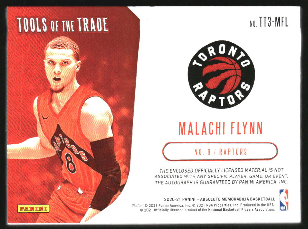 2016 Absolute Memorabilia TOTT Rookie Trio Patch Malachi Richardson RC Auto /10 - Image 2